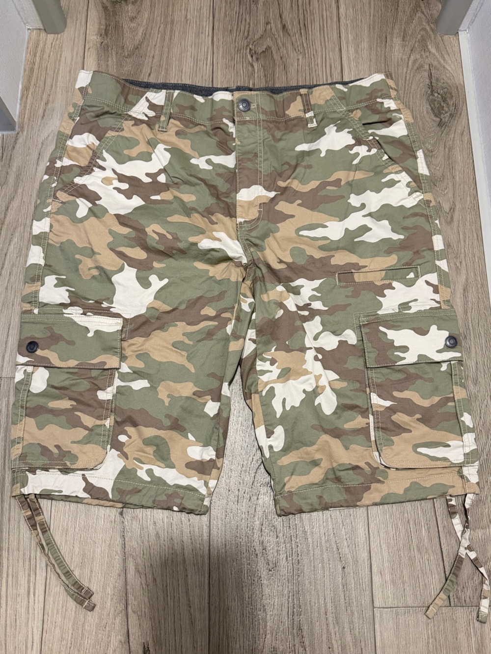 George Men's / women’s Camo Cargo Shorts - Green, Tan, Brown, White